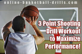 3 point shooting drill workout to