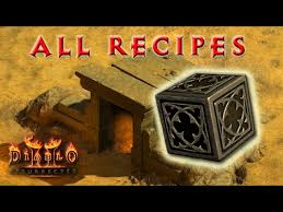 horadric cube all recipes diablo 2