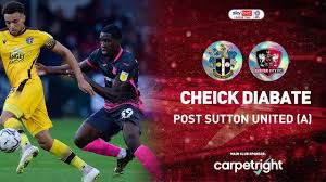cheick diabate post sutton united a