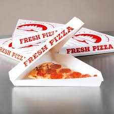 Slice is the only technology platform that partners with local pizzerias to make ordering authentic, handcrafted pizza easily accessible to people in over 2,000 cities nationwide. Choice White Clay Coated Clamshell Pizza Slice Box 400 Case