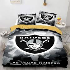Las Vegas Raiders Bedding Set 3pcs