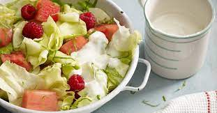 fruit salad with yogurt dressing recipe