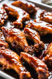 sticky bbq wings in the oven