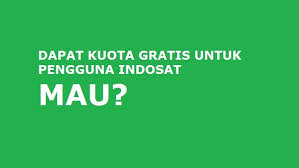 Selain menggunakan metode lewat aplikasi, anda juga bisa mendapatkan kuota gratis ini dengan menggunakan cara lama. 8 Cara Mendapatkan Kuota Gratis Indosat Terbaru Paket Internet