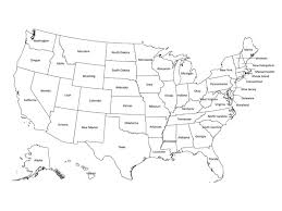 united states labeled map labeled maps