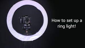How To Set Up A Ring Light - YouTube
