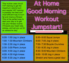 Hiit Workouts Easy Morning Workout