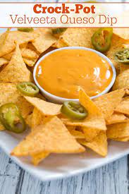 crock pot velveeta queso dip crock