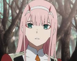 Zero two (darling in the franxx), tree, human representation. 357 Images About ËË‹ Zero Two Gifs ËŽËŠ On We Heart It See More About Zero Two Darling In The Franxx And Gif