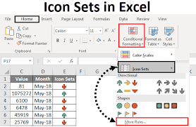 icon sets in excel how to use icon