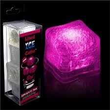 Pink Led Ice Cubes