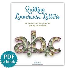 Floral wreath uppercase letter p: Quilling Letters Lowercase 26 Patterns And Templates Etsy