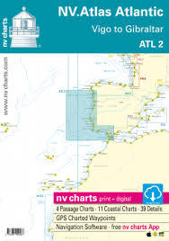 Nv Charts Atl 2 Nv Atlas Atlantic Vigo To Gilbraltar