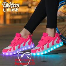 Luminous Sneakers Tenis Led Shoes Glowing Sneakers For Boys And Girls Light Up Shoes For Kids Led Luminous Shoes Tenis Infantil Sneakers Aliexpress