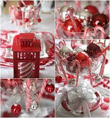 Candy cane christmas decorations are getting really popular in the recent time and this is because people are slowly realizing the history behind it. Unique Christmas Red White Colors Theme Party Candy Cane Theme Table Decorations Christmas Tea Party Christmas Party Themes Christmas Tea