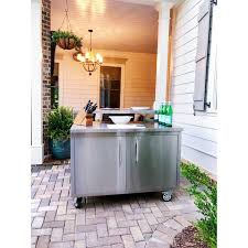 portable outdoor kitchen cabinet