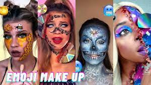 crazy emoji makeup challenge tik tok