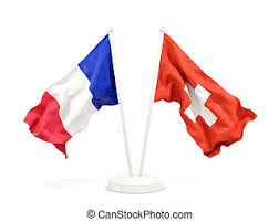 Es ist eines der wenigen länder, in denen die kraft so weit formen der direkten demokratie eingesetzt. Flaggen Schweiz Und Frankreich Flaggen Der Schweiz Und Frankreich 3d Render Isoliert Canstock