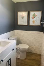 modern half bathroom transformation