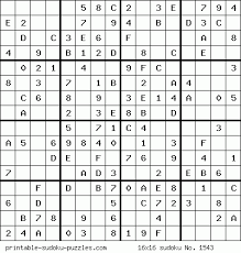 We have prepared several printable sudoku 16 x 16 of different levels: Free Printable 16x16 Sudoku Puzzles Sudoku Puzzles Sudoku Printable Sudoku