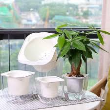 self watering planter foolproof square pots