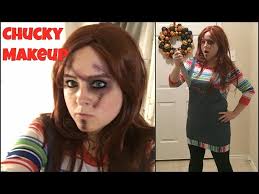 chucky doll makeup tutorial halloween