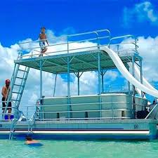 17' boston whaler perennial favorite for bay fisherman, this flat stable boat will get in close and provide what is needed to fish. 12 Passenger Double Decker Pontoon Rental In Pensacola Beach Tripshock