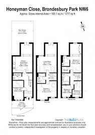 Floor Plan For 4 Bedroom Town House For