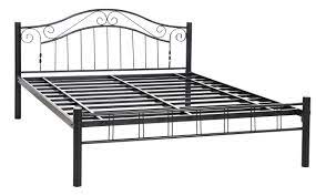 modern steel double bed frame for home
