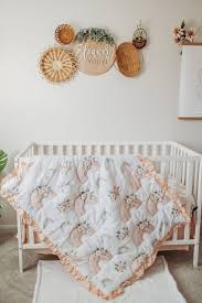 4 Piece Baby Girl Nursery Bedding Crib