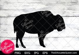 Bison Silhouette Graphic By Thesilhouettequeenshop Creative Fabrica