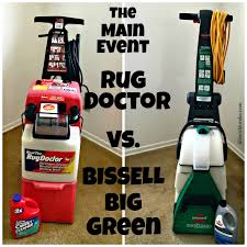 carpet cleaner bissell vs rug doctor