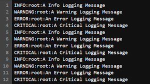 logging in python tutorial datac