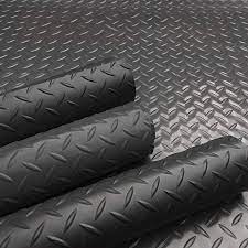 plate rubber garage flooring matting 1m