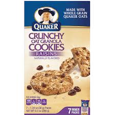 quaker oat granola raisin cookies 7