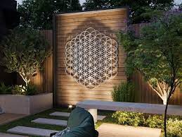 Flower Of Life Outdoor Metal Wall Art