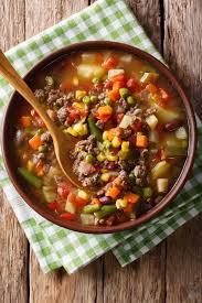 old fashioned vegetable beef soup easy