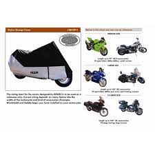gears nylon motorcycle cover royal