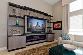 Contemporary Entertainment Center With