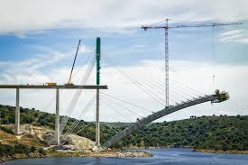 foundation construction process for bridges