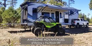 owning a toy hauler rv