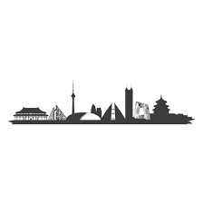 Image result for beijing skyline silhouette