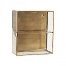 Glass Cabinet Brass Meraki