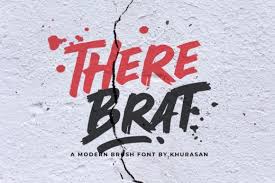 there brat font free font