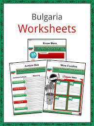 bulgaria facts worksheets historical