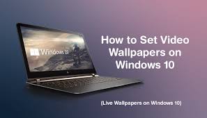 Windows 10 does not generally assist the live wallpapers, so there are some applications that provide great help in this respect. How To Set Video Wallpapers On Windows 10 Live Wallpapers On Windows 10
