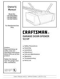 craftsman 139 53662srt2 owner s manual