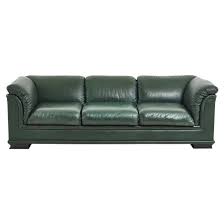 henredon green leather sofa 1980 at
