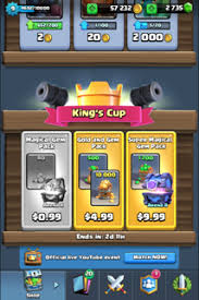 Play and dominate clash royale android & ios with unlimited resources by using our resources generator. 6 Clash Royale Spending Some Cash On My Favorite App What Will I Get From The King S Cup Chest And Gem Offers Nice Gaming Advice