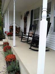 House With Porch Concrete Porch